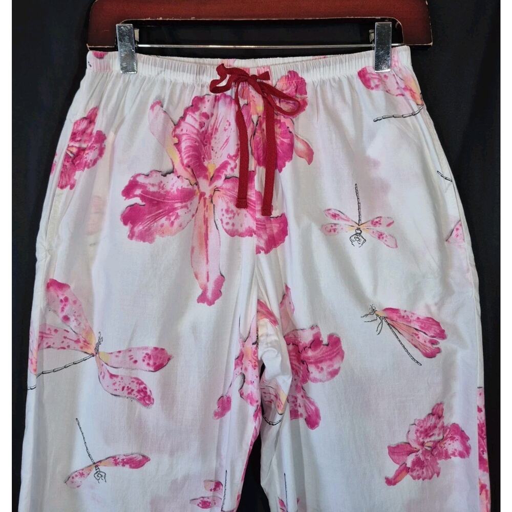 The Cat's Pajamas Cotton Pink Dragonflies Print Pajama Set XS - Picture 9 of 14